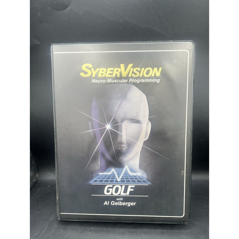 1985 SyberVision Golf Al Geiberger VHS 4 Cassette Tapes Training Guide Vintage